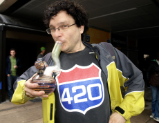 4/20 was a real trip. (Photos by Jeremiah Vandermeer - click to enlarge.)